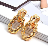 Women's Metal Hoop Earrings