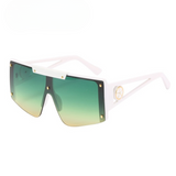 Women's Rimless Vintage Sunglasses