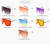 Women's Oversize Rimless Gradient Sunglasses