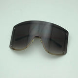 Women's Oversize Rimless Gradient Sunglasses