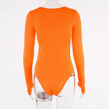 Women's Neon Color Bodysuit