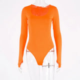 Women's Neon Color Bodysuit