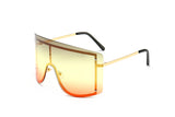 Women's Oversize Rimless Gradient Sunglasses