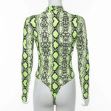 Women's Neon Color Bodysuit