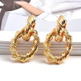 Women's Metal Hoop Earrings