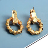 Women's Metal Hoop Earrings