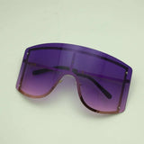 Women's Oversize Rimless Gradient Sunglasses