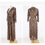 Leopard Chiffon Cover-Up