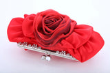 Like A Rose Flower Clutch Bag