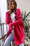 Long Hooded Open Front Women's Cardigan