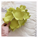 3D Flower Petals Underarm Bag