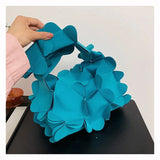 3D Flower Petals Underarm Bag