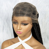 Full Lace Big Knotless Braided  Synthetic Wigs