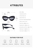 Lip-Shape Cat Eye Women's Sunglasses