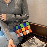 Women's Magic Cube Square Handbag