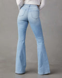 Distress Flare Jeans