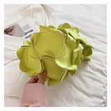 3D Flower Petals Underarm Bag