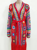 Women's Crochet Knitted Women Cardigan