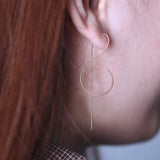 Music To My Ears Clef Note Drop Earrings