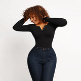 Women's Long Sleeve Shapewear Bodysuit