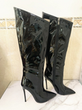 Women's Mirror Stiletto Boots