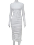 Women Hollow O'Neck Slim Fit Dress