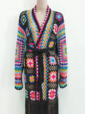 Women's Crochet Knitted Women Cardigan