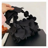 3D Flower Petals Underarm Bag