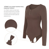 Women's Long Sleeve Shapewear Bodysuit