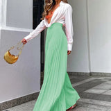 Pleated Wide Leg Pants