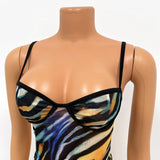 Hear Me Roar Tiger Print Bodysuit Set