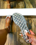 Women Transparent Flat Slippers