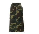 Women's High Waist Camouflage Cargo Skirt