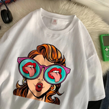 Casual  Women's Graphic Cotton T-Shirt