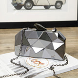 Diamond Geometric Evening Clutch