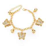 Heart Beetle Charm Bracelets Bangle