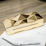 Diamond Geometric Evening Clutch