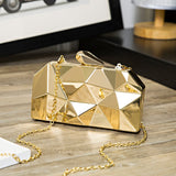 Diamond Geometric Evening Clutch