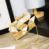 Diamond Geometric Evening Clutch