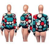 Your A Flower Cropped Button Cardigan Jacket