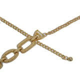 Women's Square Link Chain Belt