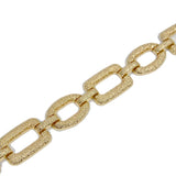 Women's Square Link Chain Belt