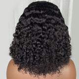 Short Curly Bob Loose Deep Water Wave 100% Human Hair Wigs