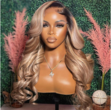 Brazilian Ash Blonde Colored Lace Frontal Wig